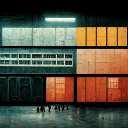 A factory floor